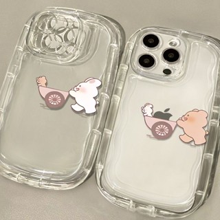 เคสโทรศัพท์มือถือนิ่ม แบบใส ลายการ์ตูน สําหรับ Iphone Apple 14 13Pro 12 11 xsmax 8plus 7 xr x