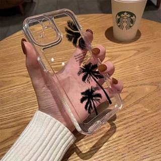 เคสโทรศัพท์มือถือแบบใส ลายมะพร้าว สําหรับ Huawei mate50 40 30 nova11 10 9 8 pro+