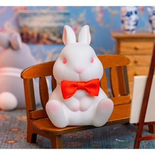 [ข้อเสนอพิเศษ] ตุ๊กตาฟิกเกอร์ Flocking Rabbit Mystery Box Fantasy Creation Uncle Fujima Feel Sketchbook สําหรับตกแต่ง