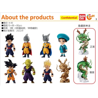 พร้อมส่ง ของแท้ Bandai Dragon Ball ADVERGE15 2022 ชุดซูเปอร์ฮีโร่ อินเทรนด์ กล่องปริศนาจีน Limited