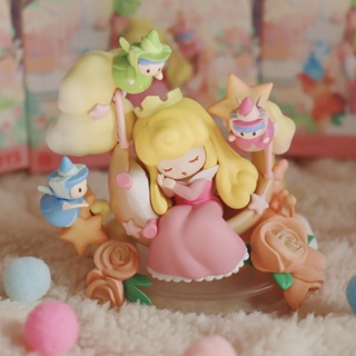 ฟิกเกอร์ Disney Princess D-baby Series Flower Swing Series Mystery Box ของเล่นสําหรับเด็ก