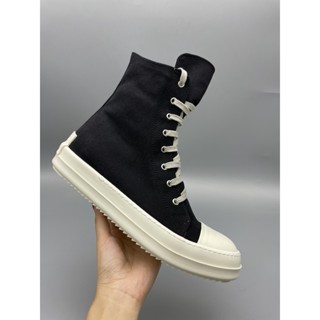 R RICK OWENS DRKSHDW 21ss แผ่นแปะรองเท้าส้นสูง