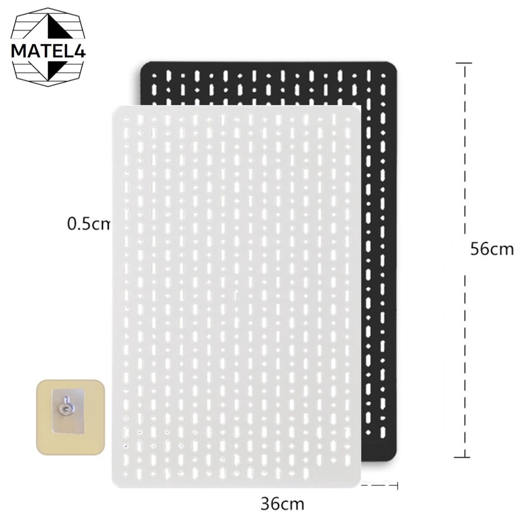 PEGBOARD STYLE กระดานผนังพลาสติกสีดําและสีขาว IKEA