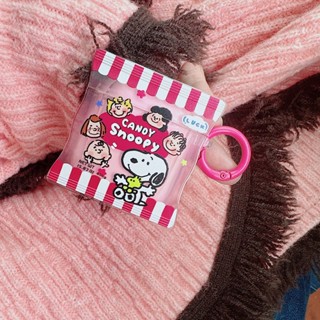 เคสหูฟัง ซิลิโคนนิ่ม แบบป้องกัน ลาย Snoopy สําหรับ Airpods Pro2 1 2 3 Generation