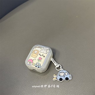 เคสหูฟังบลูทูธไร้สาย ลายการ์ตูนรถยนต์ ขนมปัง ลูกสุนัข สําหรับ airpods pro1 2 3