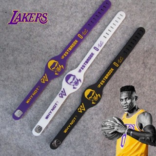 ตะกร้าบาสเก็ตบอล ลาย Star Lakers No. 0 Wayshow Avatar สายรัดปรับได้ สร้อยข้อมือกีฬา ซิลิโคน เรืองแสง สายรัดข้อมือ พัดลม เครื่องประดับ เวลา