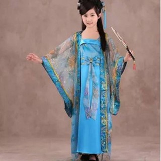 ** Hanfu * เด็กสาว Hanfu ซุปเปอร์นางฟ้าสไตล์จีนถังสูทฤดูใบไม้ผลิฤดูร้อนดอกไม้ดูชุดออกนอกบ้านกระโปรงฤดูใบไม้ผลิฤดูร้อนฤดูใบไม้ร่วงสไตล์