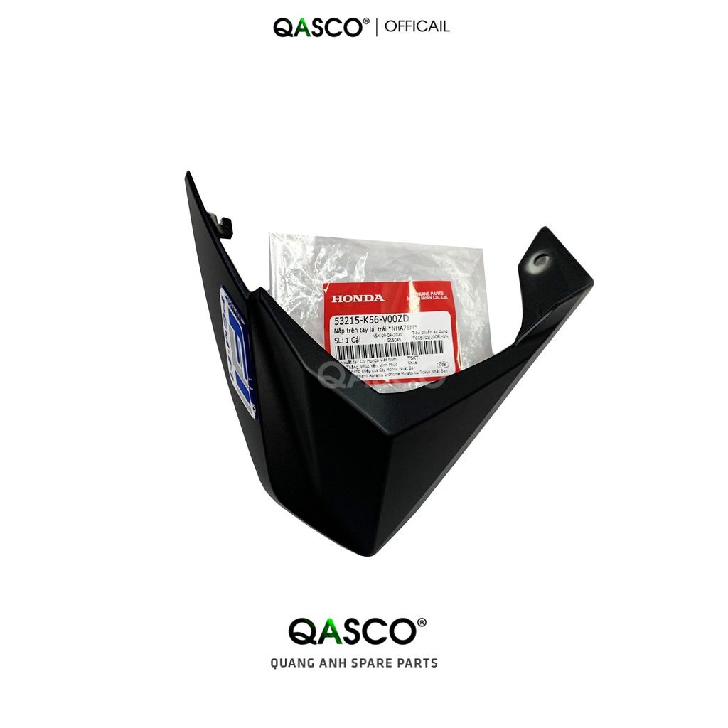 ฝาครอบหูกระต่ายพลาสติกบนแฮนด์ซ้าย HONDA Winner 150 V1 (RS150 V1 V2) (สีดําด้าน) _T20