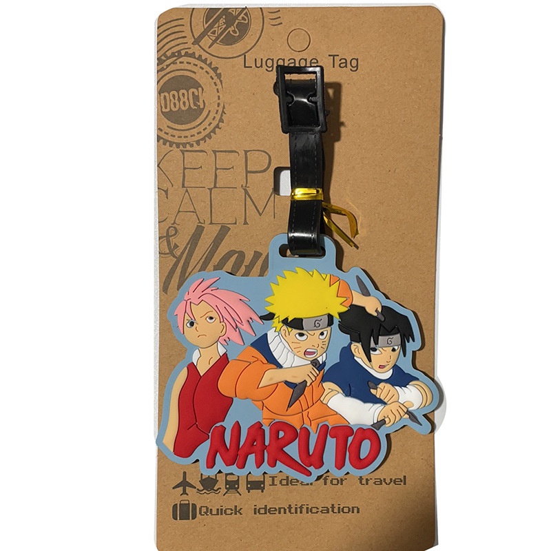 ป้ายแท็ก ขนาดเล็ก ลายการ์ตูนอนิเมะ One Piece Luffy Sauron Chopper สไตล์ญี่ปุ่น สําหรับตกแต่งกระเป๋าเดินทาง