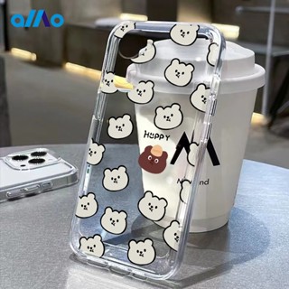 เคสโทรศัพท์มือถือนิ่ม แบบเต็มจอ ลายหมีน้อย สําหรับ Realme 10 Pro+ 9 Pro + 8i 5 5i 6i 7i C3 c2 C17 C11 C15 C12 C20 C21y C25 C30 C31 C33 C35 C55 C53 narzo 50A 50i