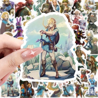 สติกเกอร์ ลาย The Legend of Zelda Kingdom Tears กันน้ํา สไตล์ญี่ปุ่น สําหรับติดตกแต่งสมุด 52 ชิ้น