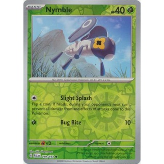 Pokemon Nymble Card - 019/193 - Common Reverse Holo