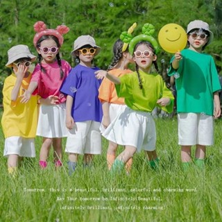 ☀ชุดเชียร์ลีดดิ้ง แขนสั้น สีแคนดี้ สําหรับเด็กอนุบาล 1 วัน 2023☀6.27