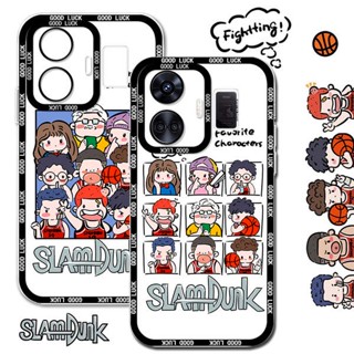 ใหม่ เคสโทรศัพท์มือถือ ซิลิโคนนิ่ม แบบใส ลายการ์ตูน Slam Dunk สไตล์ญี่ปุ่น สําหรับ realme gtneo5se gtneo2 gtneo3 Niche Flash Edition