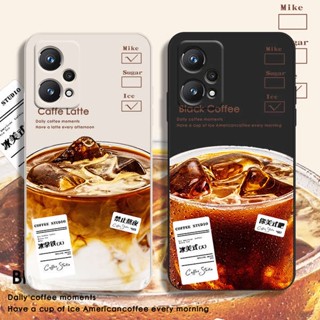 เคสป้องกันโทรศัพท์มือถือซิลิโคน แบบนิ่ม ลายกาแฟ กันกระแทก สําหรับ realme q3 q5pro q5 q3s q3pro