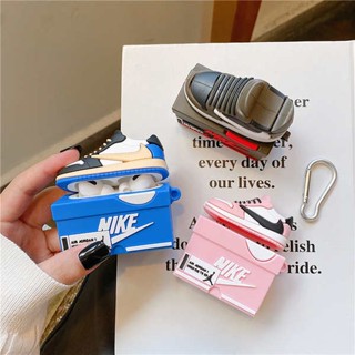 เคสหูฟังบลูทูธ ซิลิโคนนุ่ม ลายรองเท้าผ้าใบ แนวสตรีท สร้างสรรค์ สําหรับ airpods 2 3 Pro