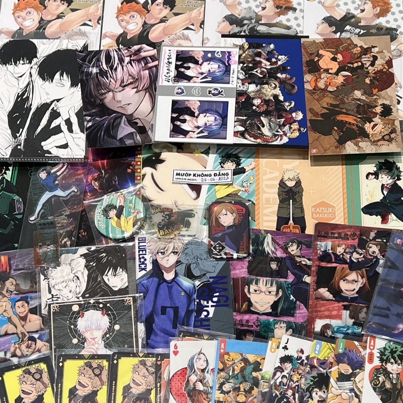 [LUCKY BOX] anime blind bag dignity gift BOX JJK, HQ!!, BSD, BLLK, MHA, KNY, WBK,... muopkhongdang
