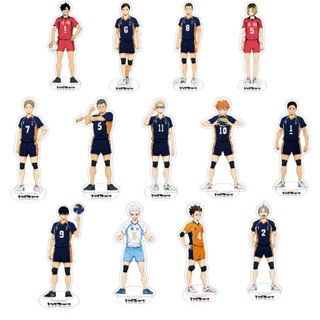 ลูกวอลเลย์บอล Junior Haikyuu ลายการ์ตูนอนิเมะขาตั้งอะคริลิค สําหรับ Hyuga Xiangyang Kageyama Feixiong