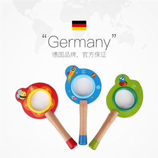 Hape แว่นขยาย ทดลองทางวิทยาศาสตร์ 3 ปี + งานอดิเรก ที่น่าสนใจ สําหรับเด็ก ปลูกฝังชีวิต เด็กผู้ชาย เด็กผู้หญิง ของเล่นเพื่อการศึกษา