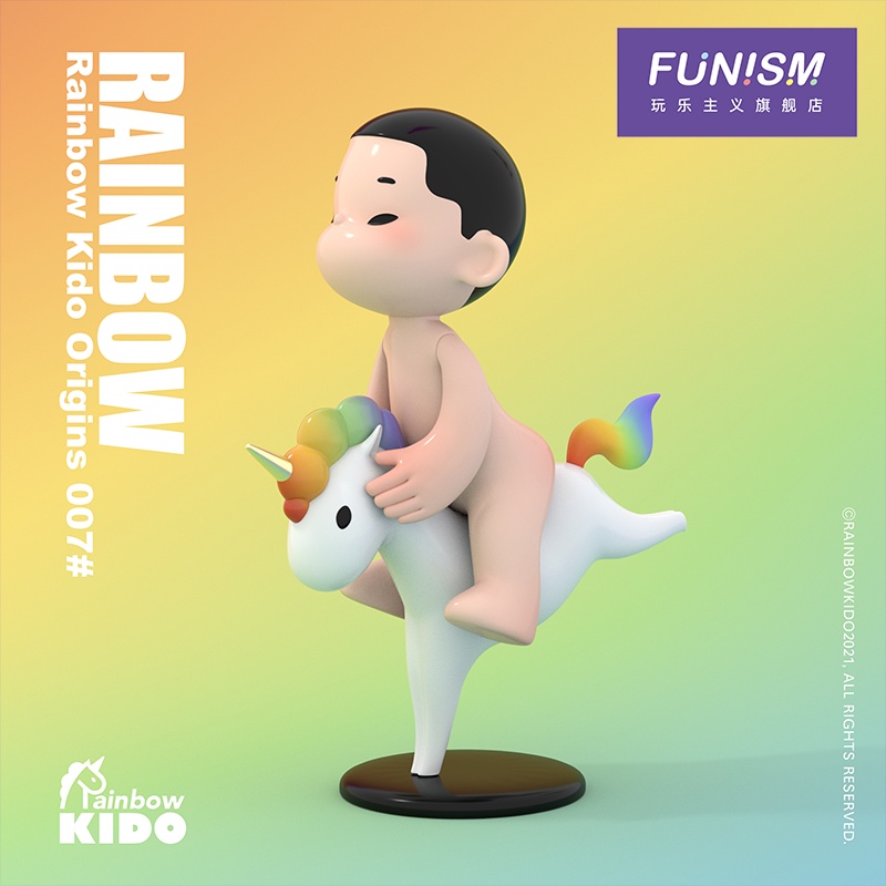 Rainbowkido Origin Series Mystery Box Rainbow Kidou ตุ๊กตายูนิคอร์นล้อโพนี่บอย