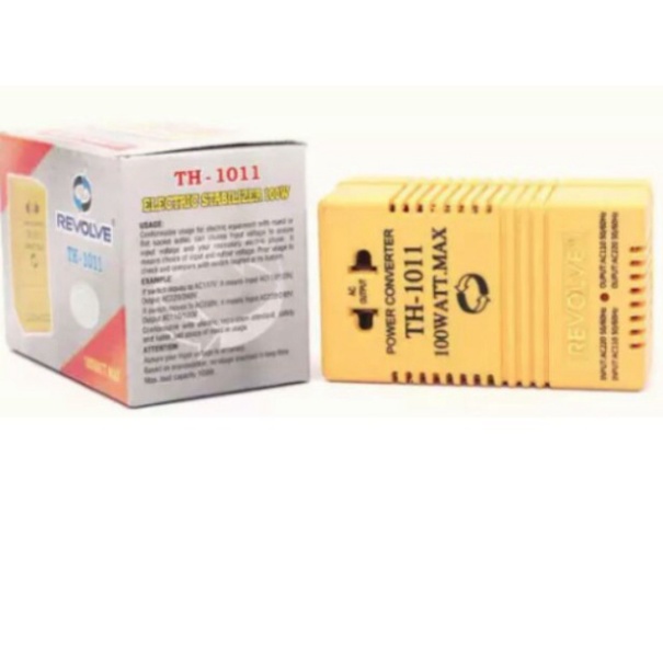 หม้อแปลง 100W แปลงไฟ 220V เป็น 110V