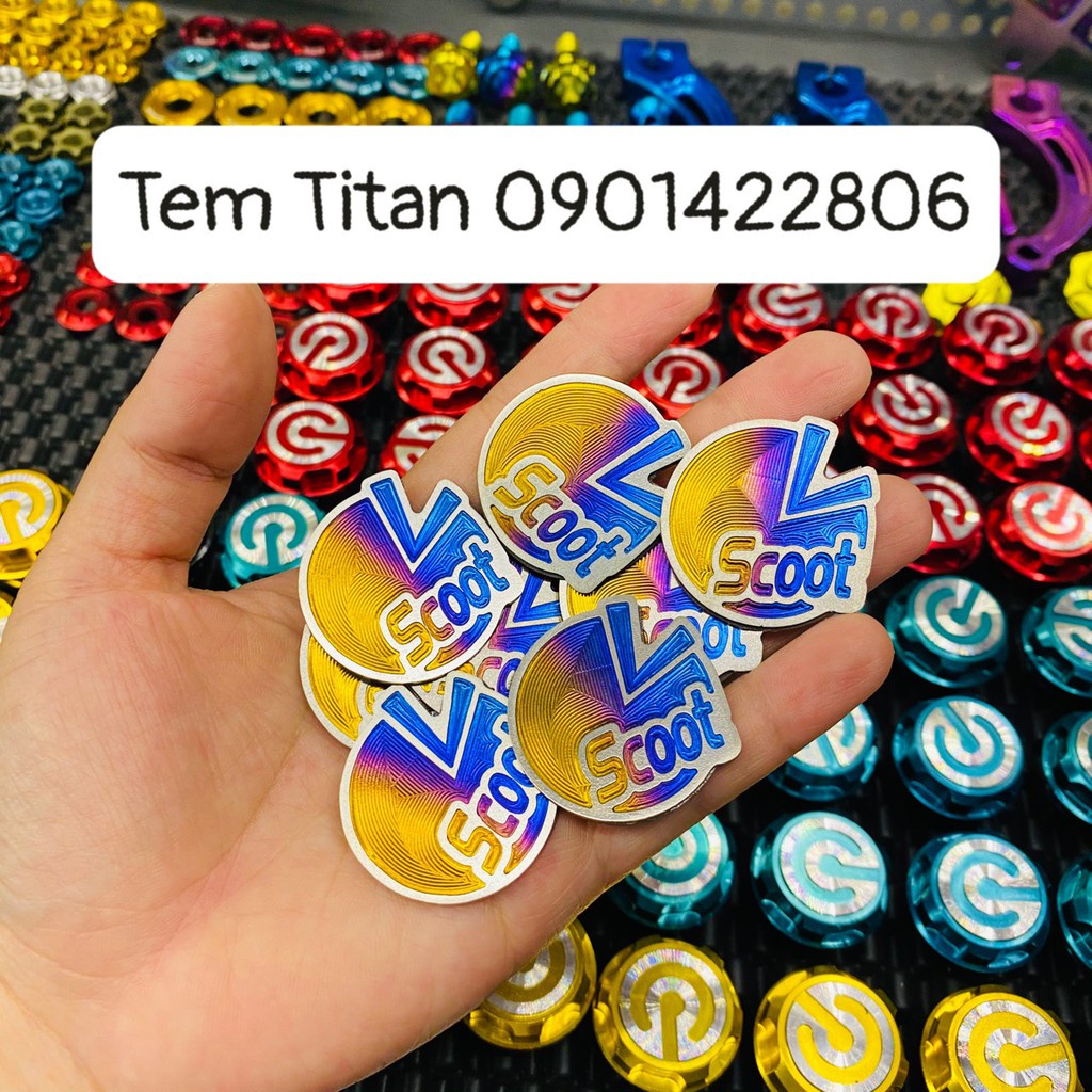 แสตมป์โลโก้ไททัน Leo SCOOT