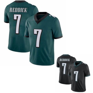 เสื้อกีฬารักบี้แขนสั้น ทรงหลวม ขนาดใหญ่ ลายทีมเต้นรํา Philadelphia Eagles Rugby Jersey Haason Reddick สไตล์ยุโรป และอเมริกา