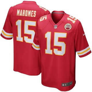 เสื้อกีฬารักบี้ แขนสั้น ทรงหลวม ขนาดใหญ่ ลาย NFL Kansas City Chief Chiefs Rugby Jersey No. สไตล์ยุโรป และอเมริกา แนวสตรีทแดนซ์ เสื้อกีฬาแขนสั้น ลายทีม Patrick Mahomes มี 15 ชิ้น