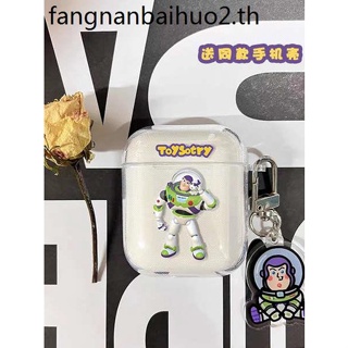 [จัดส่งด่วน] เคสหูฟังบลูทูธไร้สาย แบบใส ลาย Buzz Lightyear สําหรับ Airpods 2 2 Pro2 Pro 2nd ipod3 3rd Generation