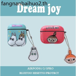 [จัดส่งรวดเร็ว] เคสหูฟังบลูทูธ แบบนิ่ม ลาย Moomin Hippo สําหรับ Airpods pro 1 2 3 Generation