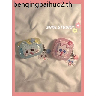 [จัดส่งด่วน] เคสหูฟังบลูทูธไร้สาย ใส แบบนิ่ม กันกระแทก พร้อมจี้ สําหรับ airpods 2 3rd pro