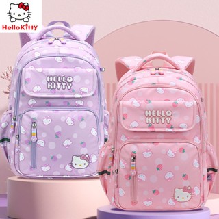 กระเป๋าเป้สะพายหลัง ลาย Hello Kitty น่ารัก สําหรับเด็กผู้หญิง 2022 123 ถึง 46