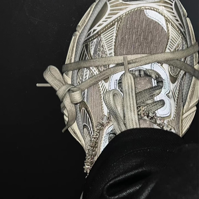 [สีหลัก] ปรับให้เข้ากับรองเท้า Balenciaga Daddy 3XL Shoelaces สติกเกอร์แต่เพียงผู้เดียวรองเท้าสกปรกสกปรกอะไหล่เชือกรองเท้าสายรัดนิ้วเท้า