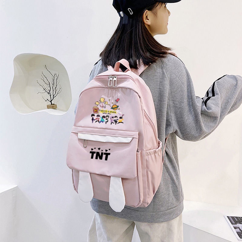 TNT Times Youth League Support Merchanting Song Yaxuan Liu Yaowen Ma Jiaqi Same Style School Bag Bac