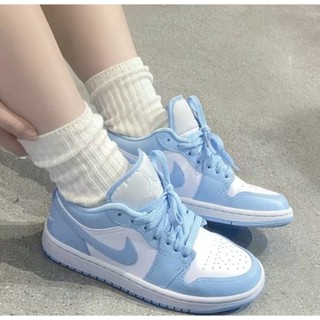 [สีหลัก] เชือกผูกรองเท้าบาสเก็ตบอล Air Jordan 1 Low Aluminun Retro สําหรับผู้หญิง aj1