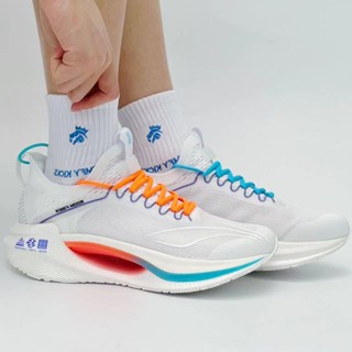 [สีหลัก] Cjj Original Fit Li Ning Juying Essential White Blue Orange Purple Big Small Juying 2 ถุงเท้าวิ่งเชือกผูกรองเท้า