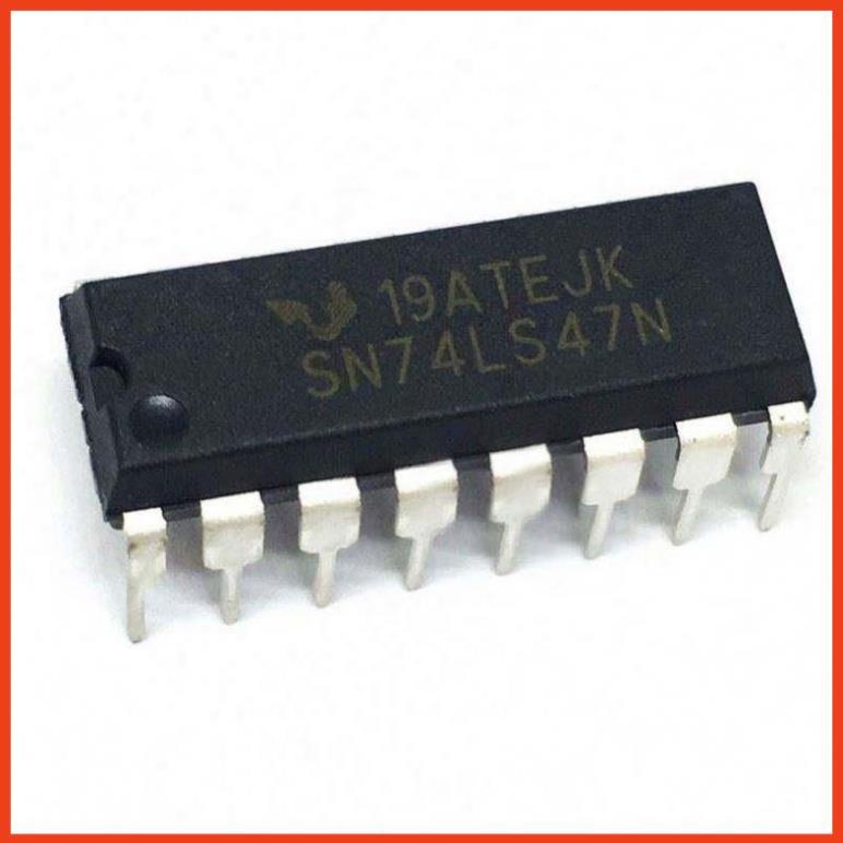 Ic Logic 74LS47 DIP16 - SN74LS47 SN74LS47N