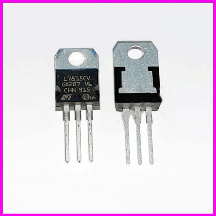 ตัวควบคุมแรงดันไฟฟ้า IC 15V 7815 L7815 L7815CV LM7815 7815CV 1.5A TO-220 Pins