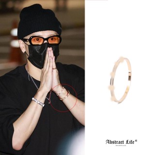 Ins Wang Jiaer สร้อยข้อมือ ประดับเพชร เพทาย สีทอง สไตล์ฮิปฮอป