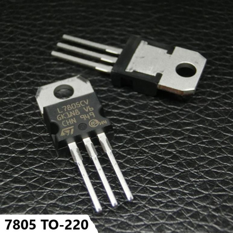 แพ็คเกจ 5 - เครื่องปรับแรงดันไฟฟ้าไฟฟ้า IC 5V 7805 L7805 L7805CV LM7805 7805CV 1.5A TO-220 Pins
