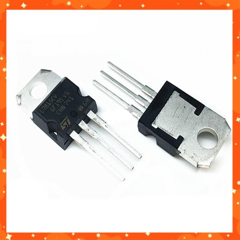 ตัวควบคุมแรงดันไฟฟ้า IC 15V 7815 L7815 L7815CV LM7815 7815CV 1.5A TO-220 Pins