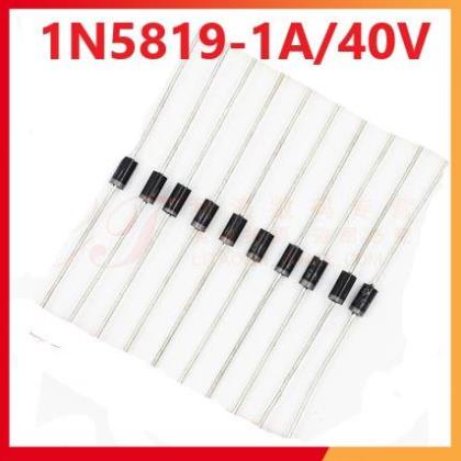 กระเป๋า 10 - 1N5819 - Schottky Diode IN5819 1A/40V DO-41 Pin - Quick Diode 5819, SS14, 1N5819 Pin