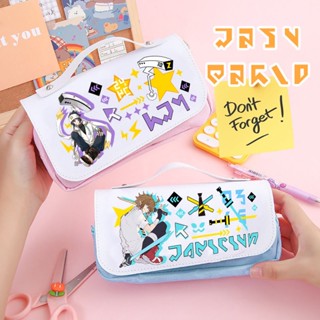 [ขายดี] กล่องดินสอ เครื่องเขียน ลาย Bump World Merchandise Kelly Qichuangshe Anmi จุของได้เยอะ สไตล์เกาหลี ญี่ปุ่น สีทอง สําหรับนักเรียน ผู้ชาย ผู้หญิง