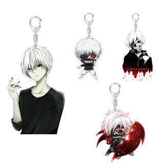 พวงกุญแจอะคริลิค จี้การ์ตูนอนิเมะ Tokyo Ghoul Kaneki Ken แบบสองด้าน