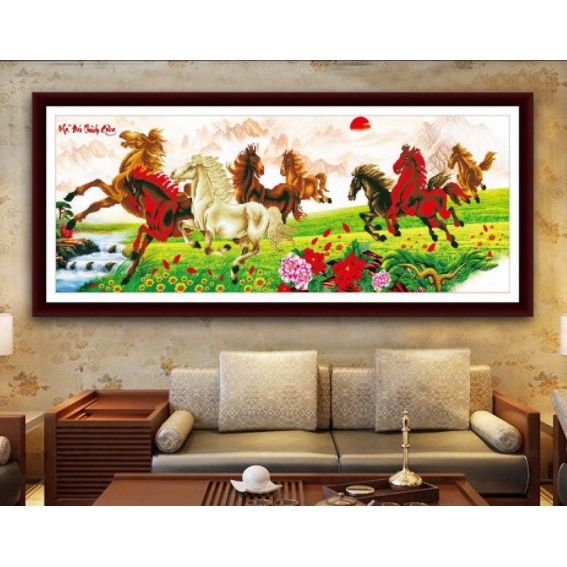 MA DAI THANH SUCCESS DIAMOND PAINTING - สี BAT MA - HORSE PAINTING VS013 (180X65ซม.)