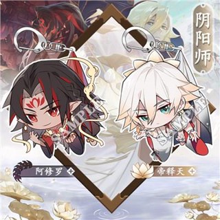 ✗✜❐Onmyoji พวงกุญแจ จี้รูป Emperor Shitian Asura สําหรับห้อยตกแต่ง