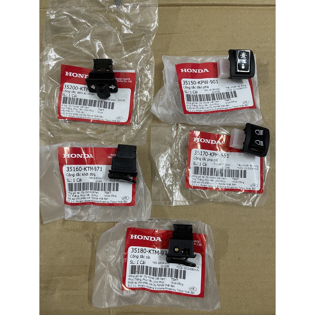 ปุ่มสวิตซ์รถยนต์ 2 อนาคตแท้ 35200KTM901 35150KPW901 35160KTM971 35170KPH651 35180KTM971.