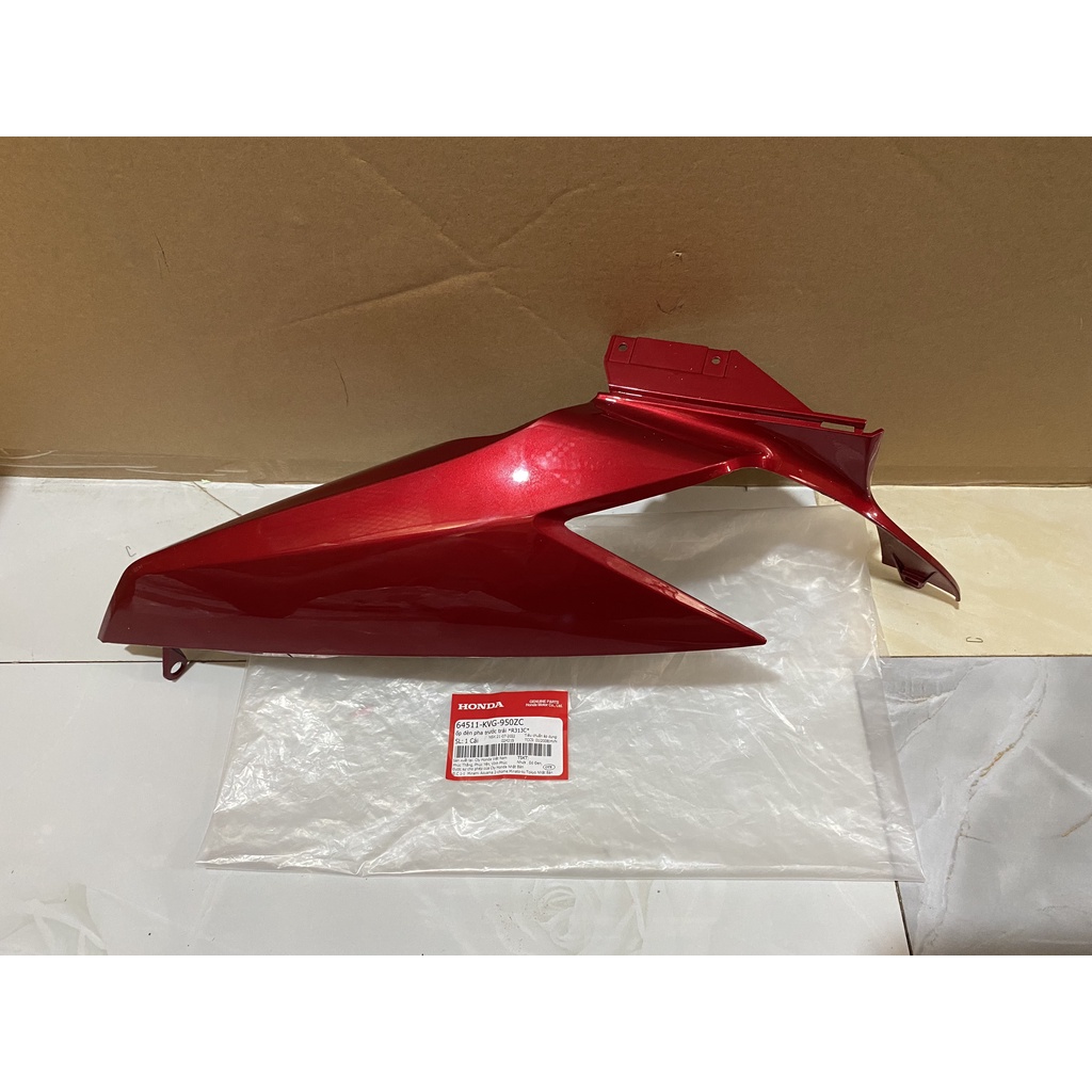 แท้ Honda Red Air Blade 110 ครอบไฟหน้าซ้าย (2007-2008) (64511-KVG-950ZC)