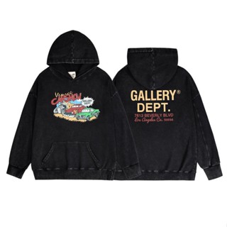 เสื้อกันหนาว พิมพ์ลาย GALLERY DEPT 380 กรัม สไตล์ใหม่ สําหรับผู้หญิง