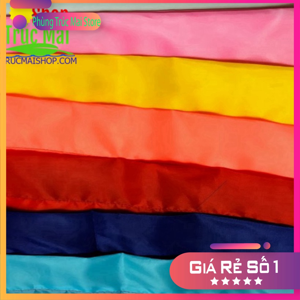 FLAGS สีสันสดใส - SET OF 06 FLAGS 6 สี - 40X80cm